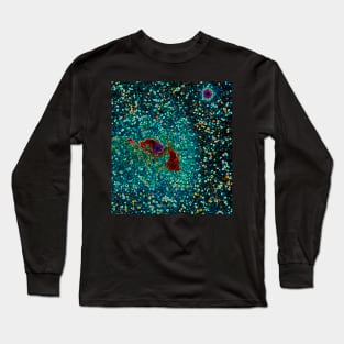 Black Panther Art - Glowing Edges 290 Long Sleeve T-Shirt